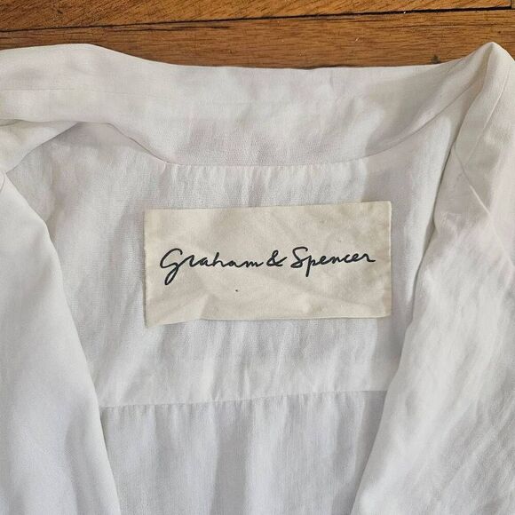 Graham & Spencer Top Blouse Ivory Size P (S) - Picture 2 of 7